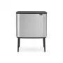 Cubo de basura Brabantia 316227 34L rectangular plástico acero inoxidable