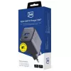 Cargador 3MK Hyper Charger PD 33W GaN QC4+ negro — cargador rápido PD 33W con tecnología GaN