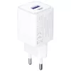 Cargador de pared 3MK Hyper Charger PD 33W GaN QC4+ blanco – USB-C PD 33W, GaN, Quick Charge 4+