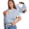 Portabebés Momcozy Baby Wrap gris