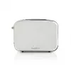 Nedis KABT510EWT Tostadora, 2 ranuras anchas, soft-touch, blanca