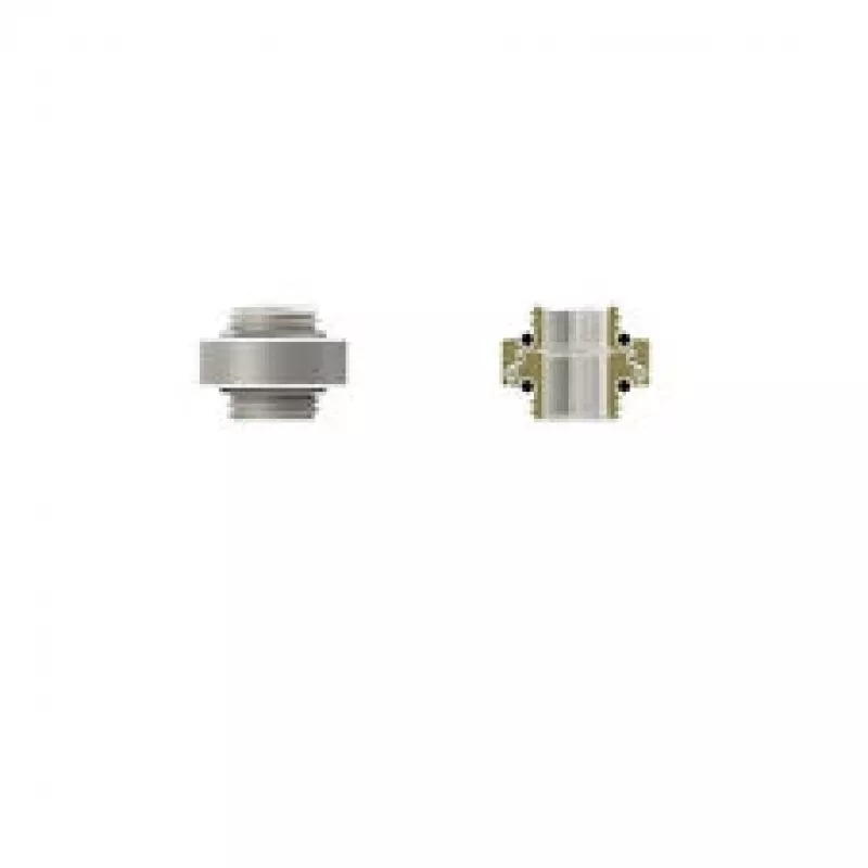 Thermal Grizzly DeltaMate Extender MM7R – racor para refrigeración líquida, níquel mate, 1 ud. (TG-DM-FIT-0211)