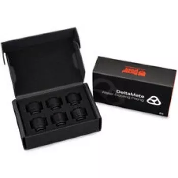 Thermal Grizzly racor de interfaz térmica DeltaMate Fitting HT16 negro (pack de 6)