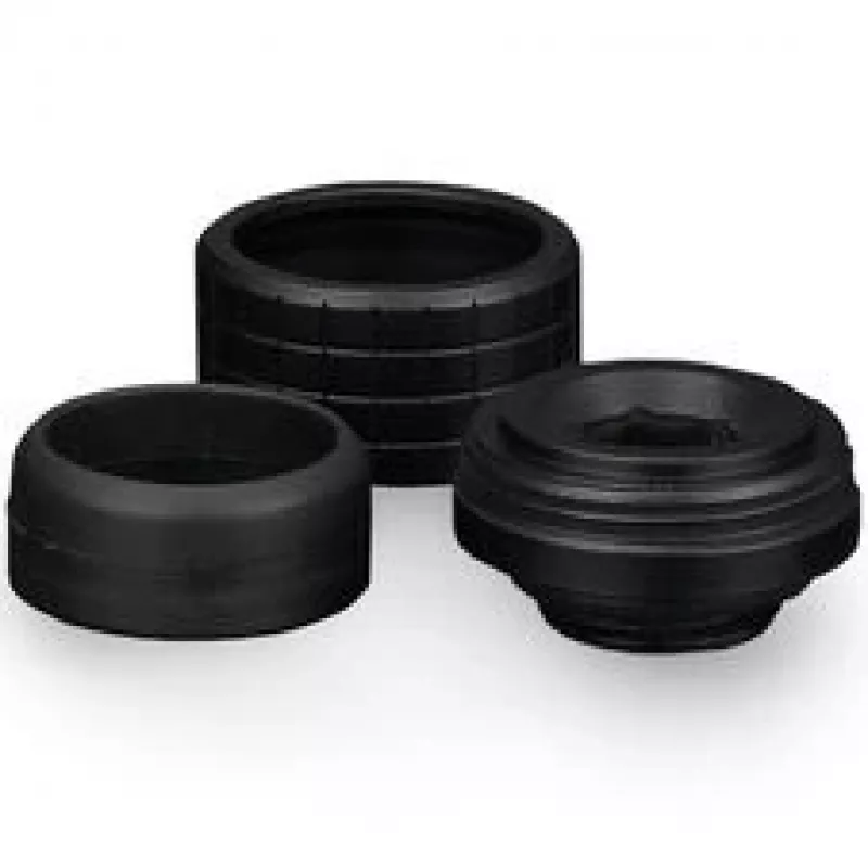 Thermal Grizzly racor de interfaz térmica DeltaMate Fitting HT16 negro (pack de 6)