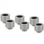 Thermal Grizzly DeltaMate Racor HT14, latón G1/4, níquel, pack de 6 (TG-DM-FIT-6214)