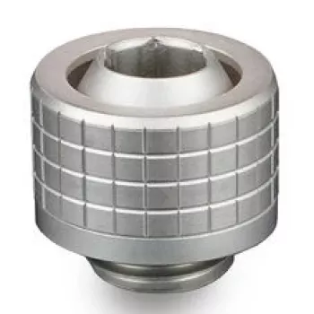 Thermal Grizzly DeltaMate Fitting ST13 níquel mate – racor metálico para refrigerador DeltaMate