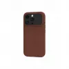dbramante 1928 Roskilde MS – funda de piel para iPhone 17 Pro Max compatible con MagSafe (marrón oscuro)