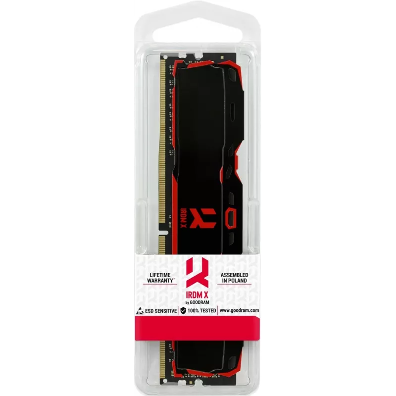 GOODRAM DDR4 16GB 3200MHz IRDM X negro RETAIL