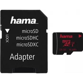 Hama 00213116 tarjeta de memoria 128 GB MicroSDXC UHS clase 3 (00213116)