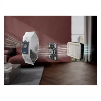 Aspirador de tambor AEG AB51C1DR5B — En seco 3 L bolsa, 750 W, filtro higiénico, rojo