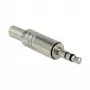 Conector de cables DELOCK 65532, 3,5 mm metal, plateado