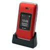 Teléfono plegable Olympia VITUS 4G — 2,8 pulgadas (7,11 cm) LCD, Bluetooth, radio FM, 147 g, Rojo