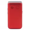 Teléfono plegable Olympia VITUS 4G — 2,8 pulgadas (7,11 cm) LCD, Bluetooth, radio FM, 147 g, Rojo