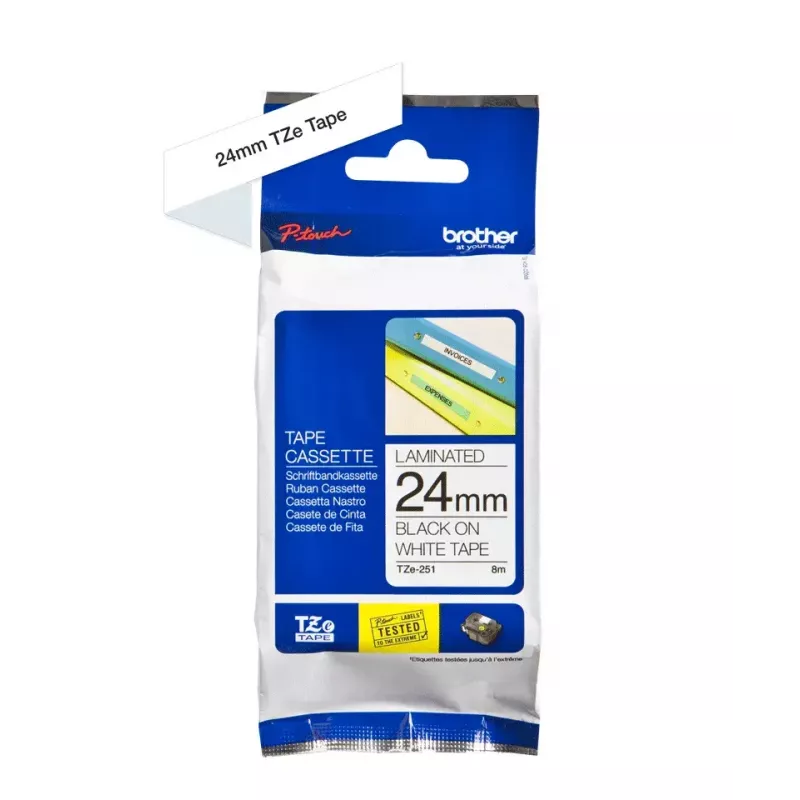 Cinta para etiquetar Brother TZE-251
