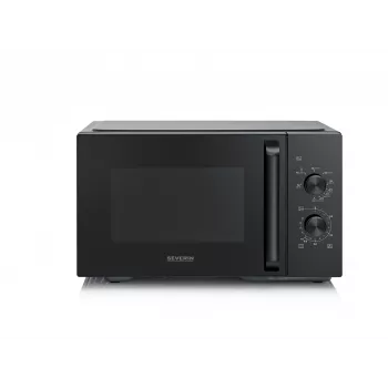 Microondas combinado SEVERIN MW 7792, aparato de sobremesa, 20 L, 900 W, negro, botones y mando giratorio