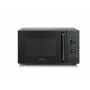 Microondas combinado SEVERIN MW 7792, aparato de sobremesa, 20 L, 900 W, negro, botones y mando giratorio