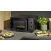 Microondas combinado SEVERIN MW 7792, aparato de sobremesa, 20 L, 900 W, negro, botones y mando giratorio