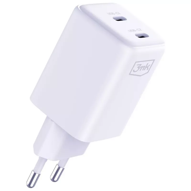 Cargador 3MK Hyper Charger PD 45W GaN QC4+ PPS — cargador rápido USB-C 45W