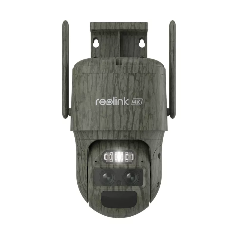 Reolink TrackMix Series G770 con panel solar 2 cámara de vigilancia con batería 4G LTE de doble objetivo