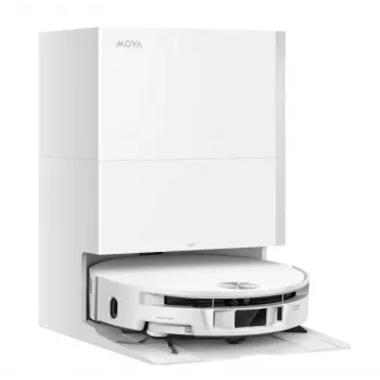 MOVA S70 Roller blanco robot aspirador y friegasuelos con estación de limpieza automática, modelo S70 ROLLER