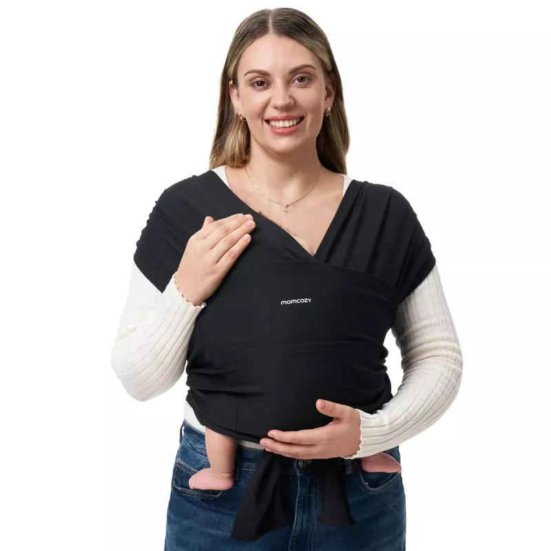Portabebés Momcozy Baby Wrap Carrier negro | portabebés |
