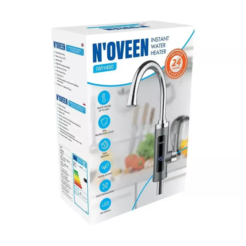 Calentador instantáneo de agua NOVEEN IWH480 — calentador eléctrico instantáneo, modelo IWH480