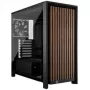 Caja para PC semitorre CORSAIR FRAME 4000D RS Wood – negro/nogal