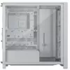 Caja para PC semitorre CORSAIR FRAME 4000D RS Wood blanco/roble, semitorre compatible con ATX, cristal templado