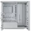 Caja para PC semitorre CORSAIR FRAME 4000D RS Wood blanco/roble, semitorre compatible con ATX, cristal templado