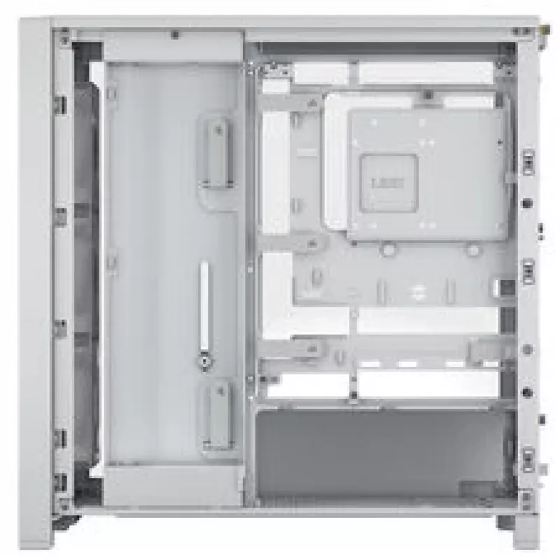 Caja para PC semitorre CORSAIR FRAME 4000D RS Wood blanco/roble, semitorre compatible con ATX, cristal templado