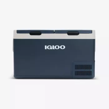 Nevera portátil Igloo ICF 80DZ 83 L eléctrica (AC/DC, 100–240 V) azul/gris