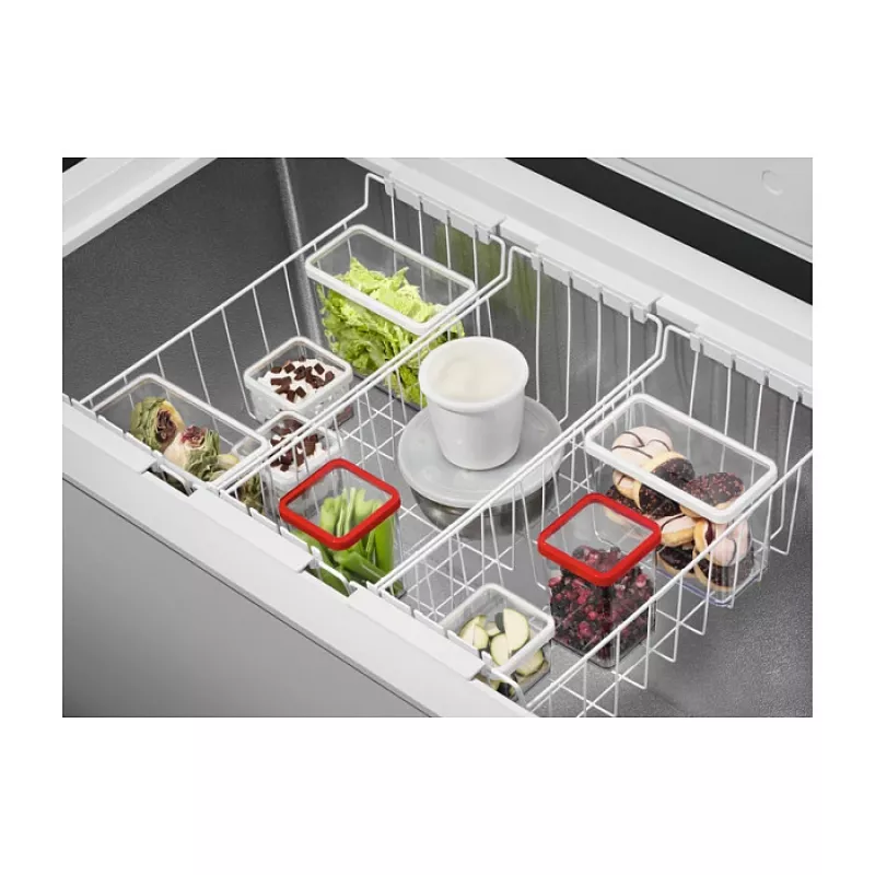 Arcón congelador AEG AHB531D1LW – independiente, 308 L de capacidad, 4 estrellas, 21 kg/24h de capacidad de congelación, clase de eficiencia energética D, blanco