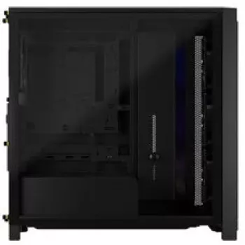 Caja de PC semitorre Corsair FRAME 4000X RS negra ventiladores RGB 4x RS120 PWM