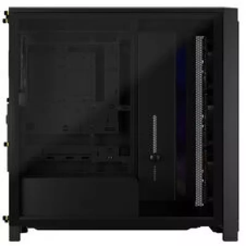 Caja de PC semitorre Corsair FRAME 4000X RS negra ventiladores RGB 4x RS120 PWM
