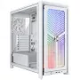 Corsair FRAME 4000X RS Caja de PC Mid-Tower, cristal templado, blanca