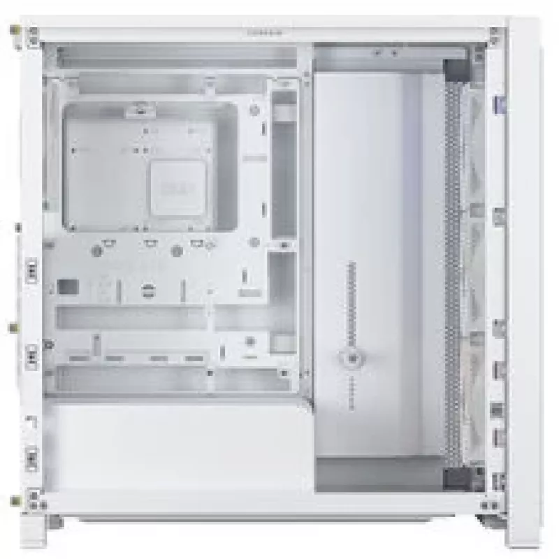 Corsair FRAME 4000X RS Caja de PC Mid-Tower, cristal templado, blanca