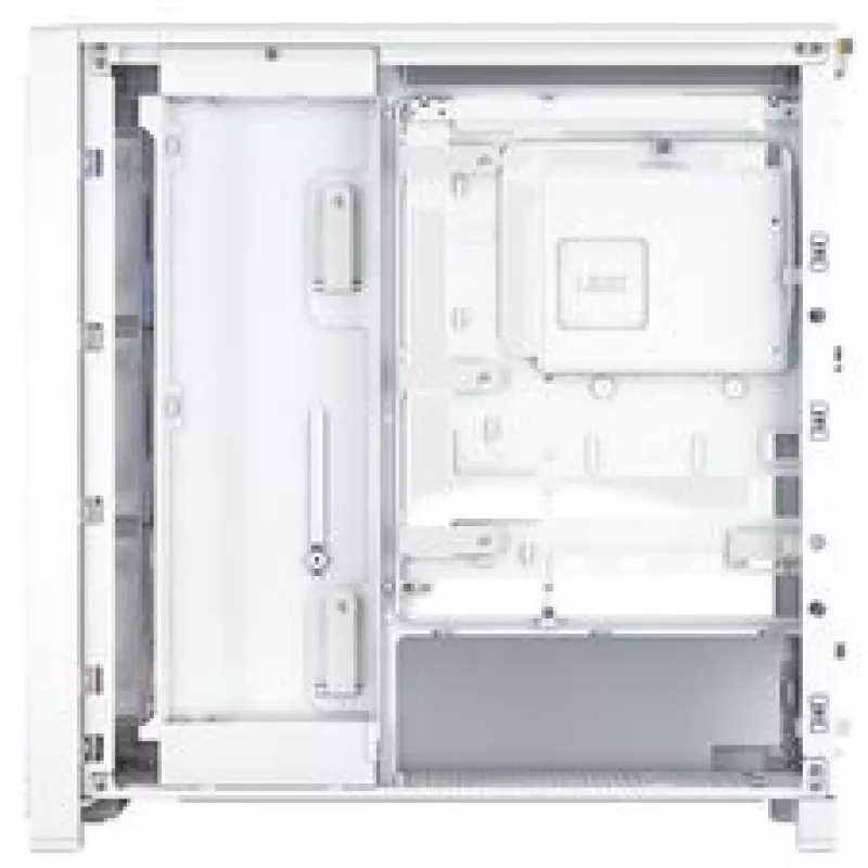 Corsair FRAME 4000X RS Caja de PC Mid-Tower, cristal templado, blanca