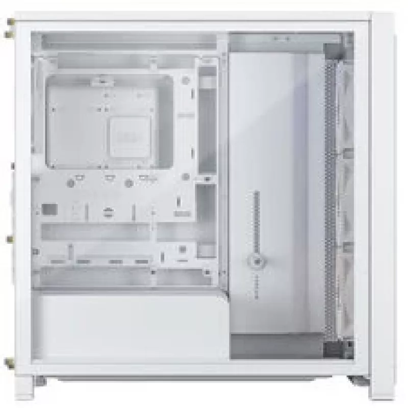 Corsair FRAME 4000X RS Caja de PC Mid-Tower, cristal templado, blanca