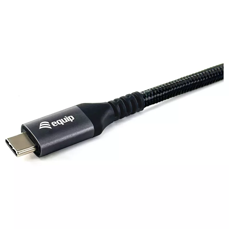 Cable EQUIP USB4 Gen 2x2 C–C 3,0m, PD 100W, 4K/60Hz, 20Gbps, negro