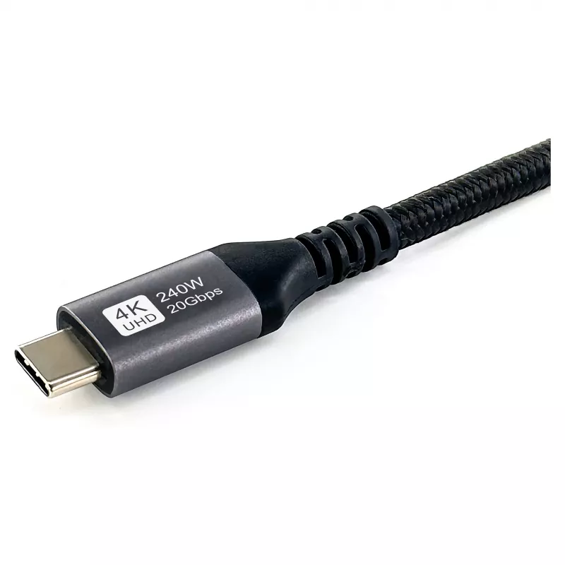 Cable EQUIP USB4 Gen 2x2 C–C 3,0m, PD 100W, 4K/60Hz, 20Gbps, negro