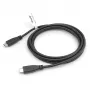 Cable EQUIP USB 2.0 Type-C a Type-C M/M 0,3 m PD 60 W, 0,48 Gbit/s, contactos niquelados, negro