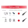 Cable EQUIP USB 2.0 Type-C a Type-C M/M 0,3 m PD 60 W, 0,48 Gbit/s, contactos niquelados, negro