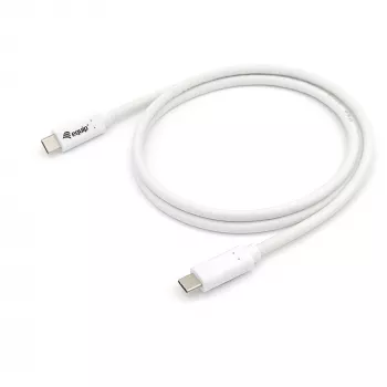Cable EQUIP USB 3.2 Gen 1 Type-C a Type-C 0,5 m PD 60 W 5 Gbit/s blanco