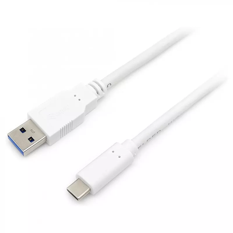 Cable USB 3.2 Gen 1 C a A EQUIP 0,5 m 5 Gbit/s blanco (USB-C a USB-A, contactos niquelados)