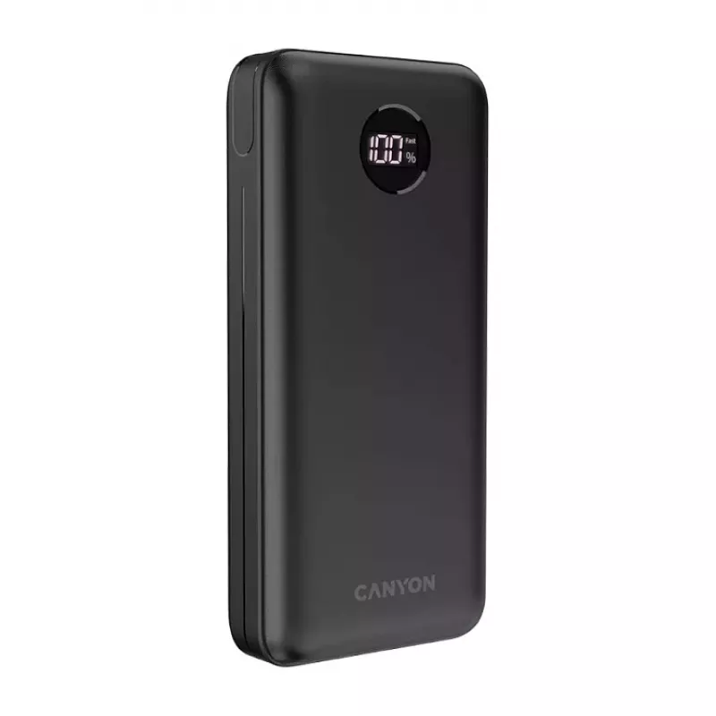 Batería externa Canyon PB-2002 20.000 mAh PD20W negra