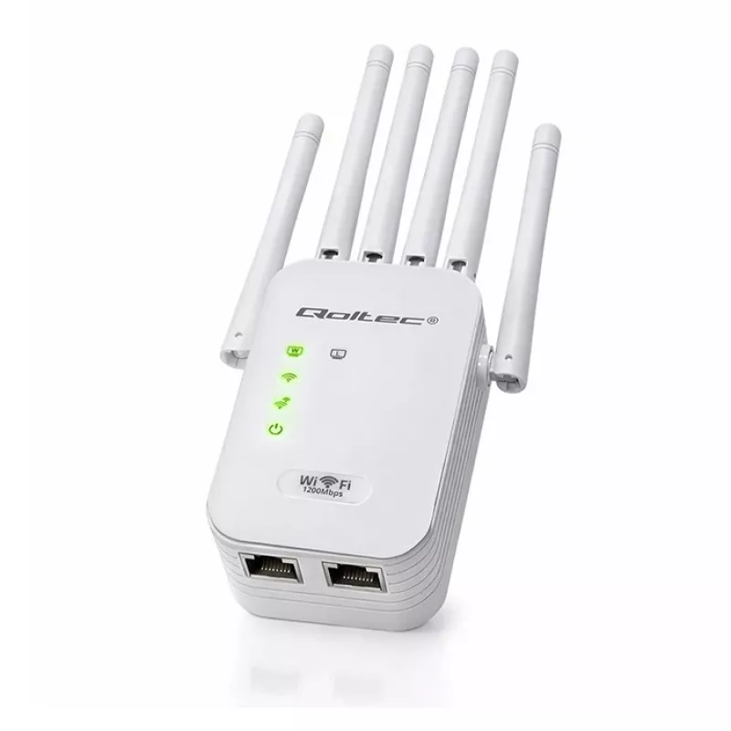 Amplificador de señal Wi‑Fi QOLTEC AC1200 – amplificador de señal dual band QOLTEC AC1200