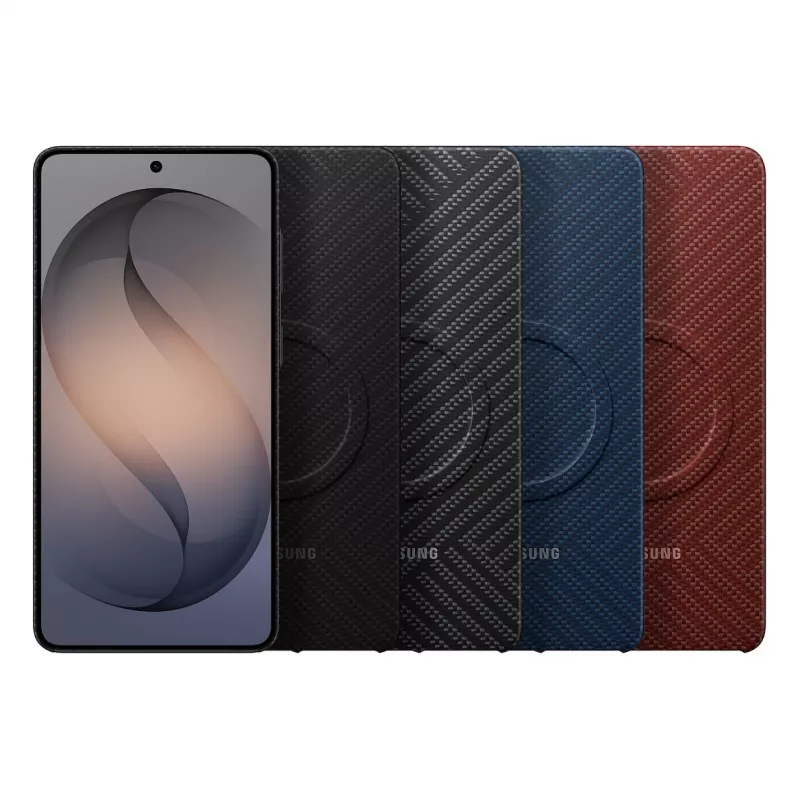 Samsung Carbon Magnet funda Galaxy S26+, rojo