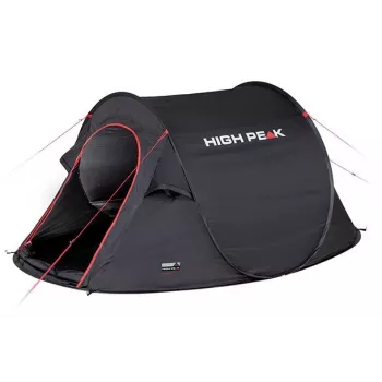 High Peak Vision 2 tienda de campaña túnel negra 10280