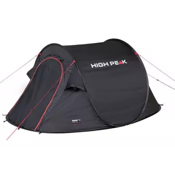 High Peak Vision 2 tienda de campaña túnel negra 10280
