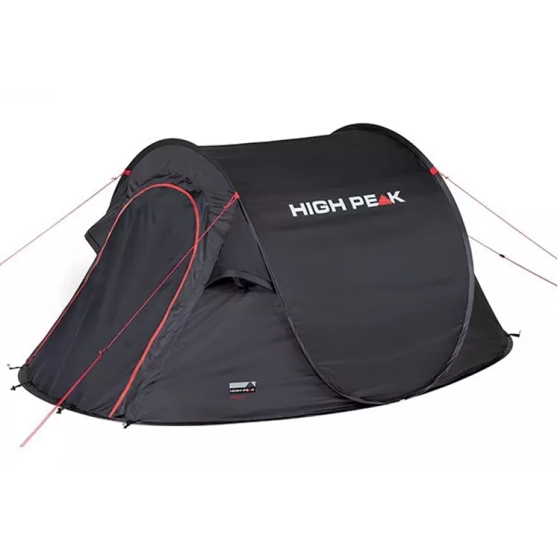 High Peak Vision 2 tienda de campaña túnel negra 10280